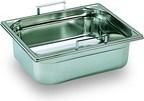 BOURGEAT - BAC PLEIN À ANSE ESCAMOTABLE INOX GN 1/2 H.65 MM - 743306