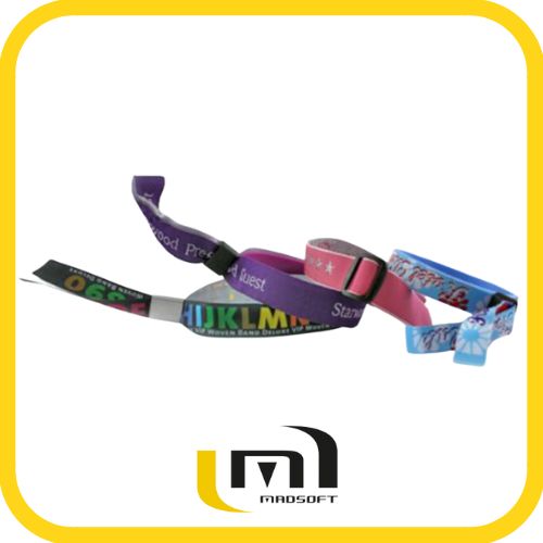 Bracelets en tissu - personnalisables - avec bague coulissante ou fermeture à pression_0