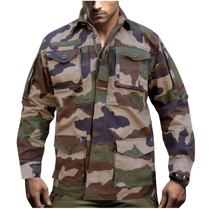 Chemise guerilla ripstop multipoches camo ce opex - Militaires, Gendarmerie, Police et Sécurité_0