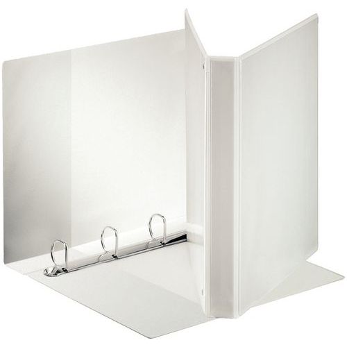 CLASSEUR 4 ANN. PERSONNALISABLE STANDARD 25 MM A4+ PP BLANC - ESSELTE