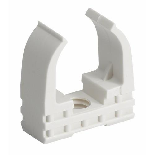 CLIP À TUBE STANDARD POUR CONDUITS Ø20MM - GRIS - MUREVA FIX SCHNEIDER