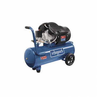 Compresseur 50 litres - 230V Mono - 3CV - 2 cylindres - 10 bar - Référence SCHE5906102901_0