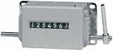 Compteur mécanique alternatif H400 - 7 chiffres - Remise à zéro par clé - Axe traversant 7 mm_0