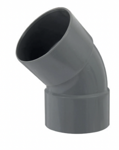 Coude 45° PP ventilation - Référence 02VCM450075 - Diamètre 75 mm_0