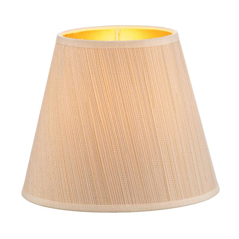 DUOLLA ABAT-JOUR SOFIA HAUTEUR 15,5 CM RAYÉ BLANC/DORÉ