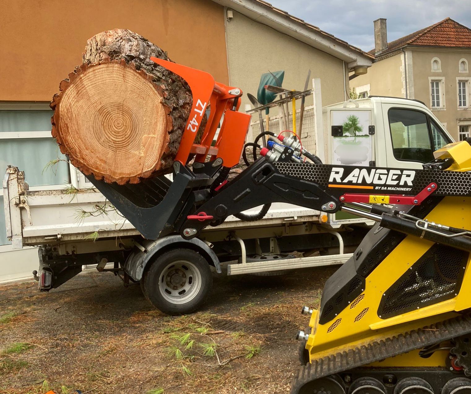 Grappin forestier multifonction