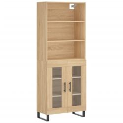 Helloshop26 - Buffet bahut commode armoire meuble de rangement organisateur cuisine salle de séjour salon haut sonoma 69,5 x 34 x 02_0034187 - 300021_0