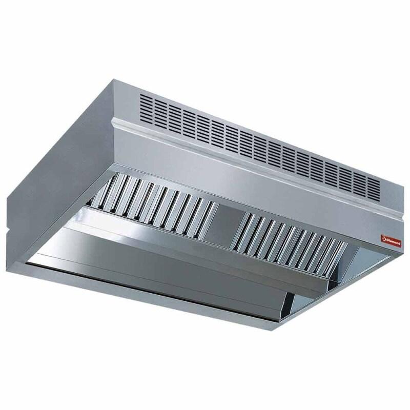 Hotte centrale à induction 1600 x2600 x500mm - Diamond - 0615402067614_0