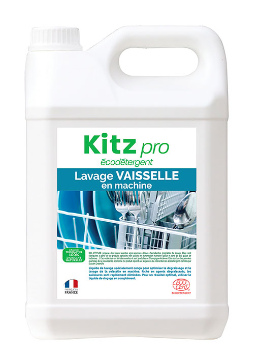 Lavage vaisselle en machine Kitz Pro - Détergent alcalin professionnel - Réf B000960/B000961_0