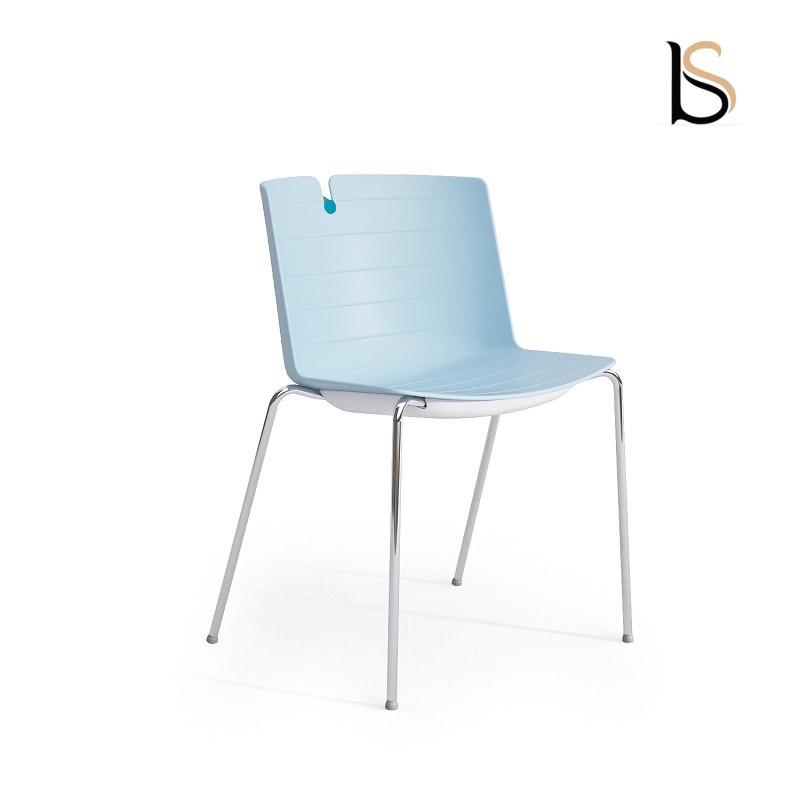 Lot de 2 chaises design Mork - Mobel Linea. - Bleu clair_0