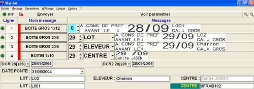Marquage industriel et systèmes associés - Logiciel WysiJas pour pilotage jusqu'à 32 imprimantes_0