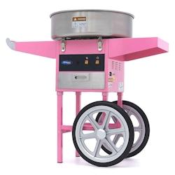 Maxima Machine à barbe à papa - Ø 52cm - Rose - avec chariot - 3701117765499_0