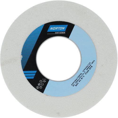 MEULE PLATE AFFÛTAGE OUTILS 38A Ø200X25X76.2MM 38A60NVS - NORTON