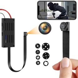 Mini Caméra Espion Wifi Bouton Vidéosurveillance Full HD 1080p Android iOs + SD 128Go YONIS - noir 3615616747682_0