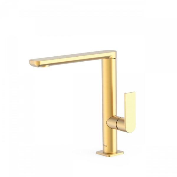 MITIGEUR LAVABO OR MAT BEC 35X15 MM - TRES 20020502OM