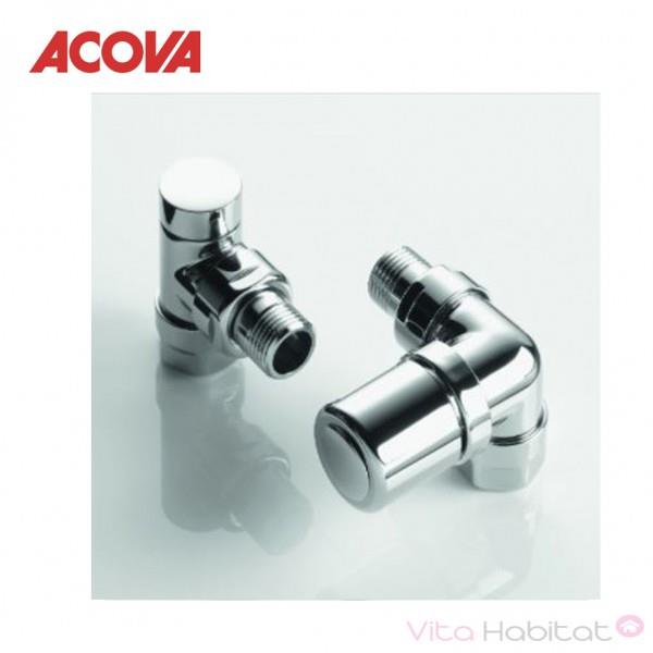 PACK ROBINETTERIE MANUELLE THERMOSTATISABLE ÉQUERRE D'ANGLE DROIT - ACOVA 841578