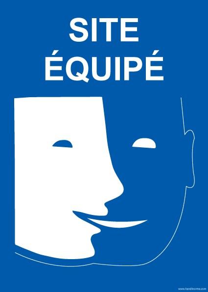 LOT DE 2 - PANNEAU PICTO S3A - SYMBOLE D'ACCUEIL, D'ACCOMPAGNEMENT ET D'ACCESSIBILITÉ - 150 X 210 - PVC