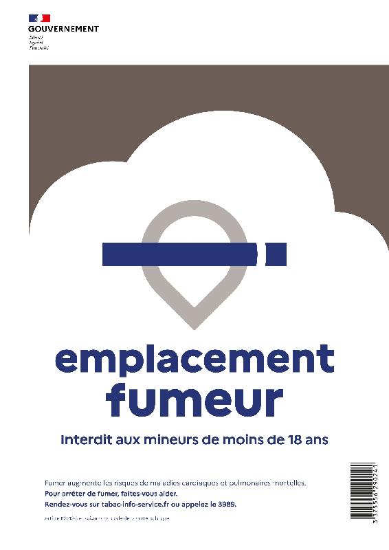 Panneaux adhésifs A4 zones fumeurs/non fumeurs - ADPNLG-TL05/ESFM_0