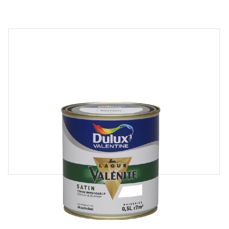 Peinture laque boiserie valénite blanc satiné 0,5 l - DULUX VALENTINE_0