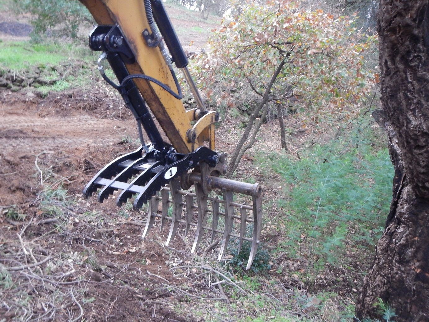 Pouce de manutention pour pelles de 1 à 35 tonnes
