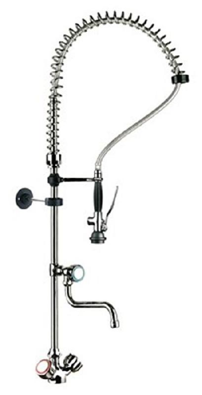Robinet + douchette pour cuisines professionnelles - Design italien - Rotative 360° - Fabrication CE_0