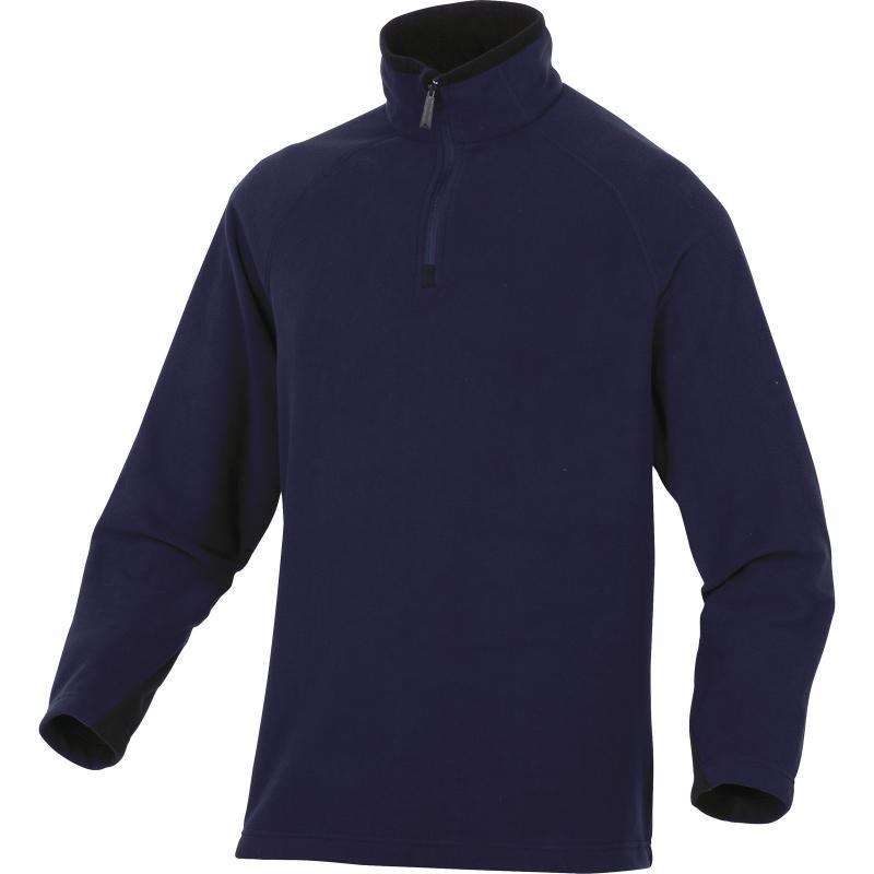 Sous-pull laine polaire polyester - Alma - demi-zip avec sous-patte anti-froid_0