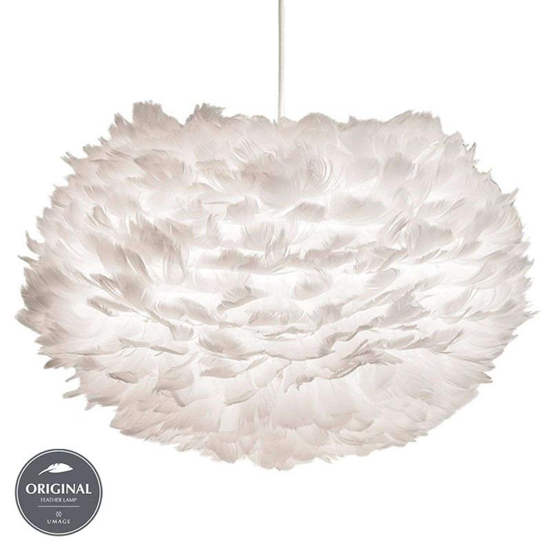 UMAGE SUSPENSION EN PLUMES D’OIE EOS MEDIUM, BLANC