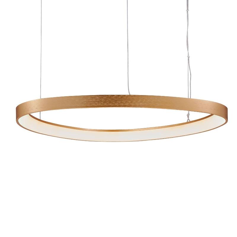 VIOKEF SUSPENSION LED LOOP, DORÉE, Ø 60 CM