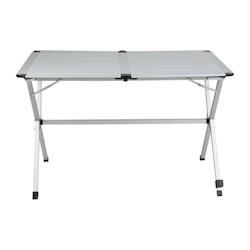 Table pliantes - MIDLAND - Gap LessGrise - 4 personnes - gris aluminium AUC3700628226307_0