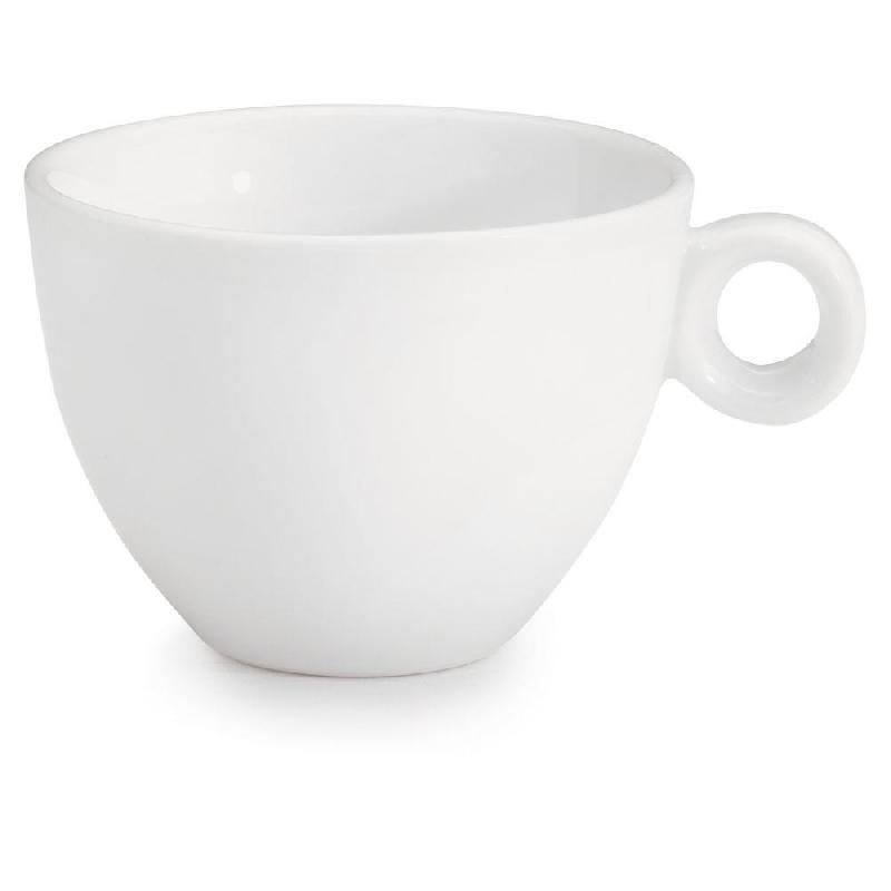 TASSE A THE EO EN PORCELAINE 20 CL - BLANC - LOT DE 12