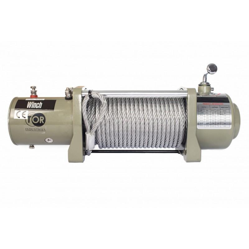 Treuil véhicule électrique TOR S12000: 5400 kg, 28m, 12V_0