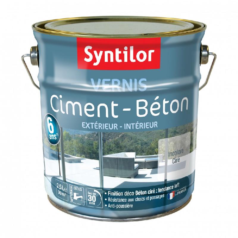 Vernis ciment extérieur / intérieur ciment SYNTILOR incolore satiné 2.5 l_0