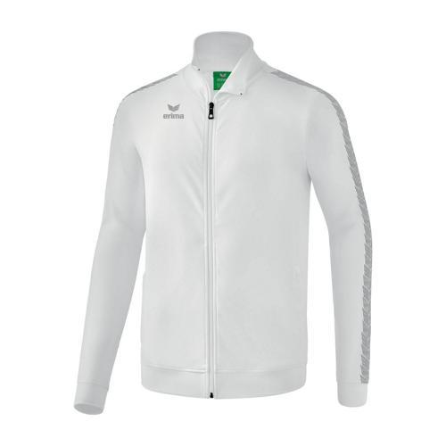 VESTE DE SURVÊTEMENT ENFANT - ERIMA - TRACKTOP ESSENTIAL TEAM BLANC/GREY