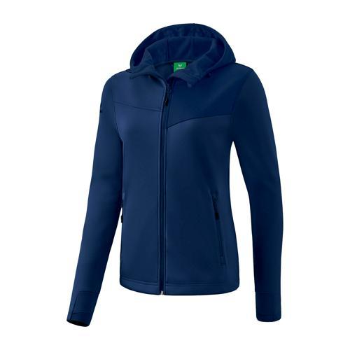 VESTE SOFTSHELL AVEC POIGNET PASSE POUSSE - ERIMA - PERFORMANCE NAVY