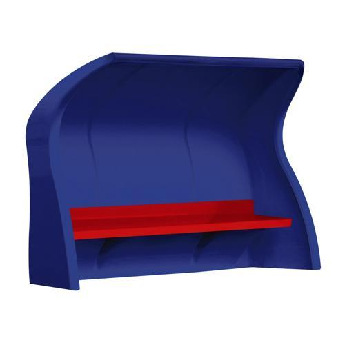 ABRI DE TOUCHE MONOBLOC BLEU - ASSISE BANC