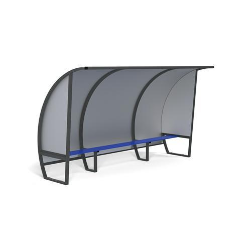 ABRI DE TOUCHE TOUT EN ALUMINIUM HAUTEUR 2M BANC