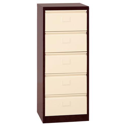 ARMOIRE À DOSSIERS AVEC RABAT - 5 COMPARTIMENTS - MANUTAN