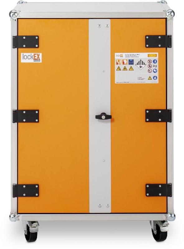 Armoire anti-feu batteries avec roulettes 8/10 LockEX 2.0 Standard 400 V - CEMO - 12117F_0