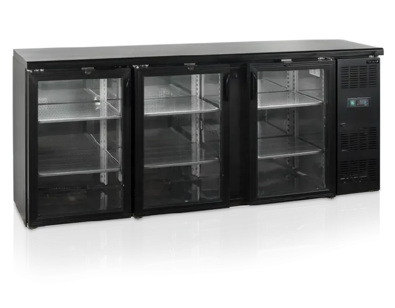 Arrière de bar 3 portes vitré groupe a droite usage intensif - PCBC310G_0