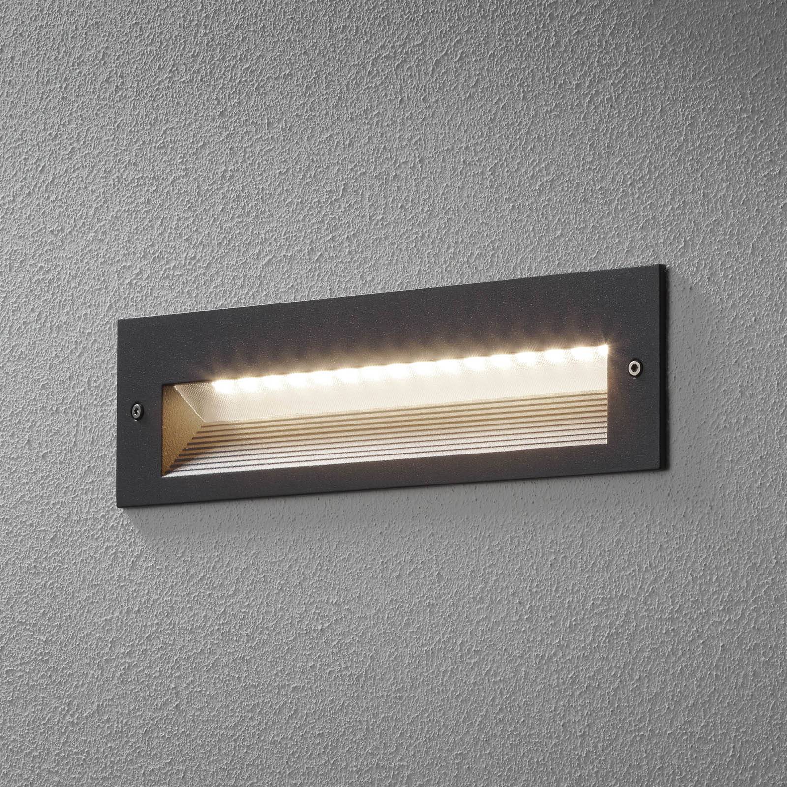BEGA 33054 APPLIQUE LED 3 000K GRAPHITE 26 CM