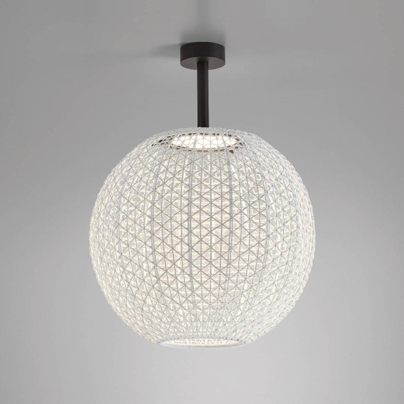 BOVER NANS SPHERE PF/60 PLAFONNIER D\'EXTÉRIEUR LED BEIGE