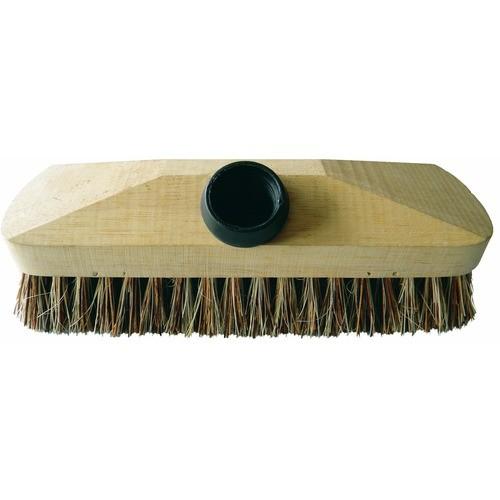 BROSSE LAVE-PONT - MONTURE BOIS - AVEC DOUILLE À VIS BRICOZOR