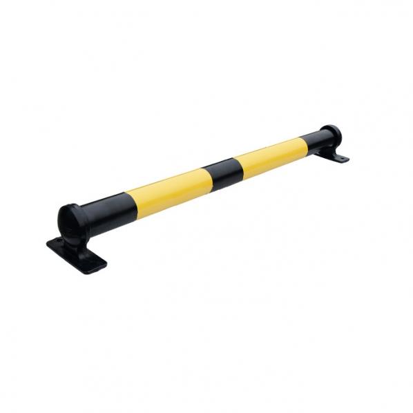 Butée de parking en acier - Longueur 123 cm - Pieds en fonte et tubage robuste - Marque Rolléco_0