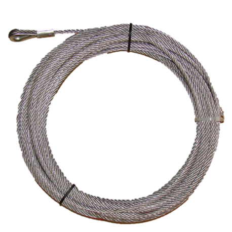 Longueur de 500 mètres de cable acier galvanisé diamètre 2,5 mm