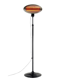 Chauffage extérieur - Radiants infrarouge électriques - Modèles 3 kW, 2 kW et 1,8 kW - Aluminium et acier - IP55_0
