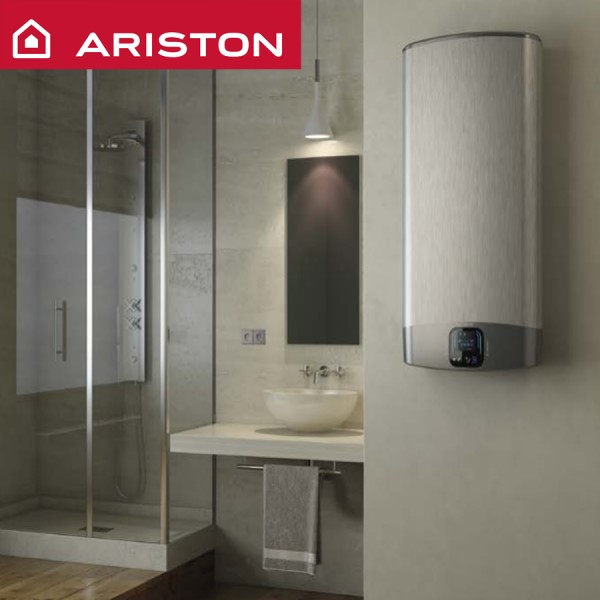 CHAUFFE-EAU ÉLECTRIQUE MURAL PLAT VELIS EVO DRY WI-FI 80L PROFONDEUR 27 CM - ARISTON 3626247