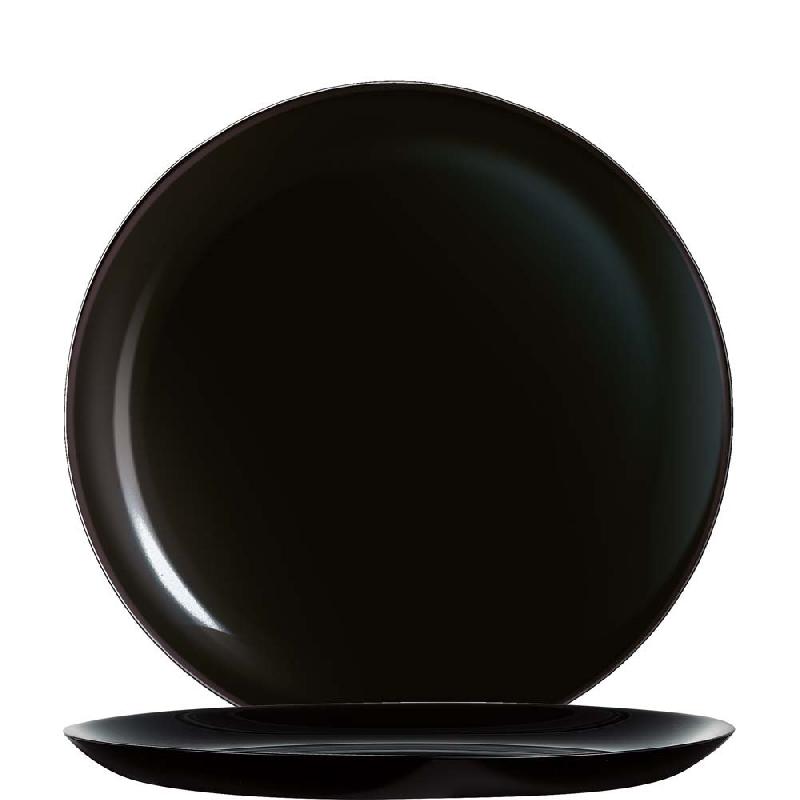 COUPELLE ARCOROC EVOLUTIONS BLACK, PLATE, 27 CM, NOIRE