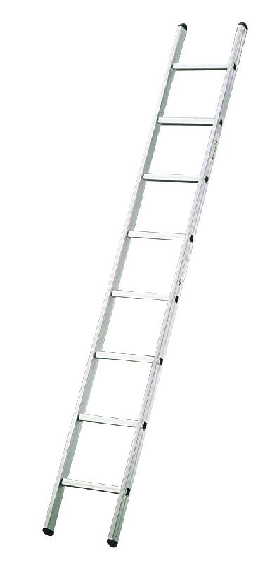 ECHELLE SIMPLE ALU 8 ÉCHELONS POUR HAUTEUR DE TRAVAIL 3.3 M