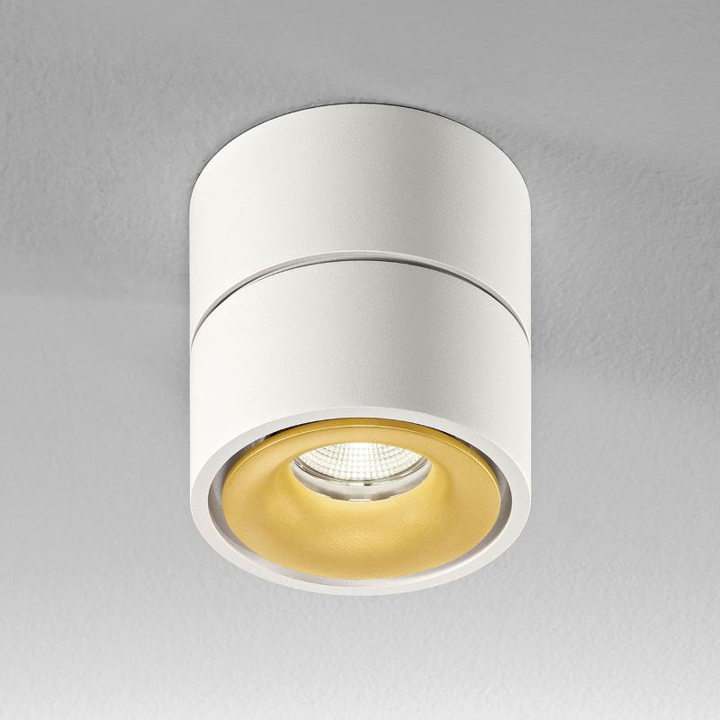 EGGER LICHT EGGER DLS SPOT POUR PLAFOND LED CLIPPO, BLANC-DORÉ, 3.000K
