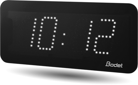 Horloge LED Style II 7, alimentation 230V, WIFI, LED blanche - BODET_0